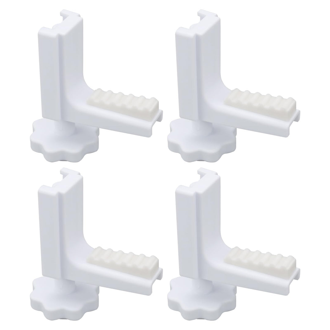 2 Paar Toilettensitzerhöhungen Ersatz-Montagehalterungen Toilettensitzerhöhungs-Set aus Kunststoff Z
