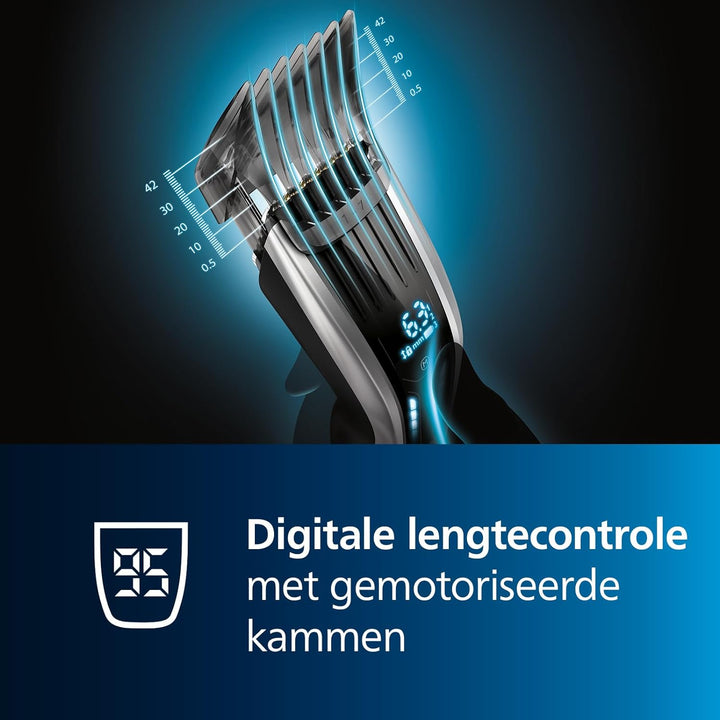 Philips Hair Clipper Serie 9000 Haarschneider mit digitaler Schaltschnittstelle (Modell HC9450/15) S