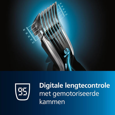 Philips Hair Clipper Serie 9000 Haarschneider mit digitaler Schaltschnittstelle (Modell HC9450/15) S