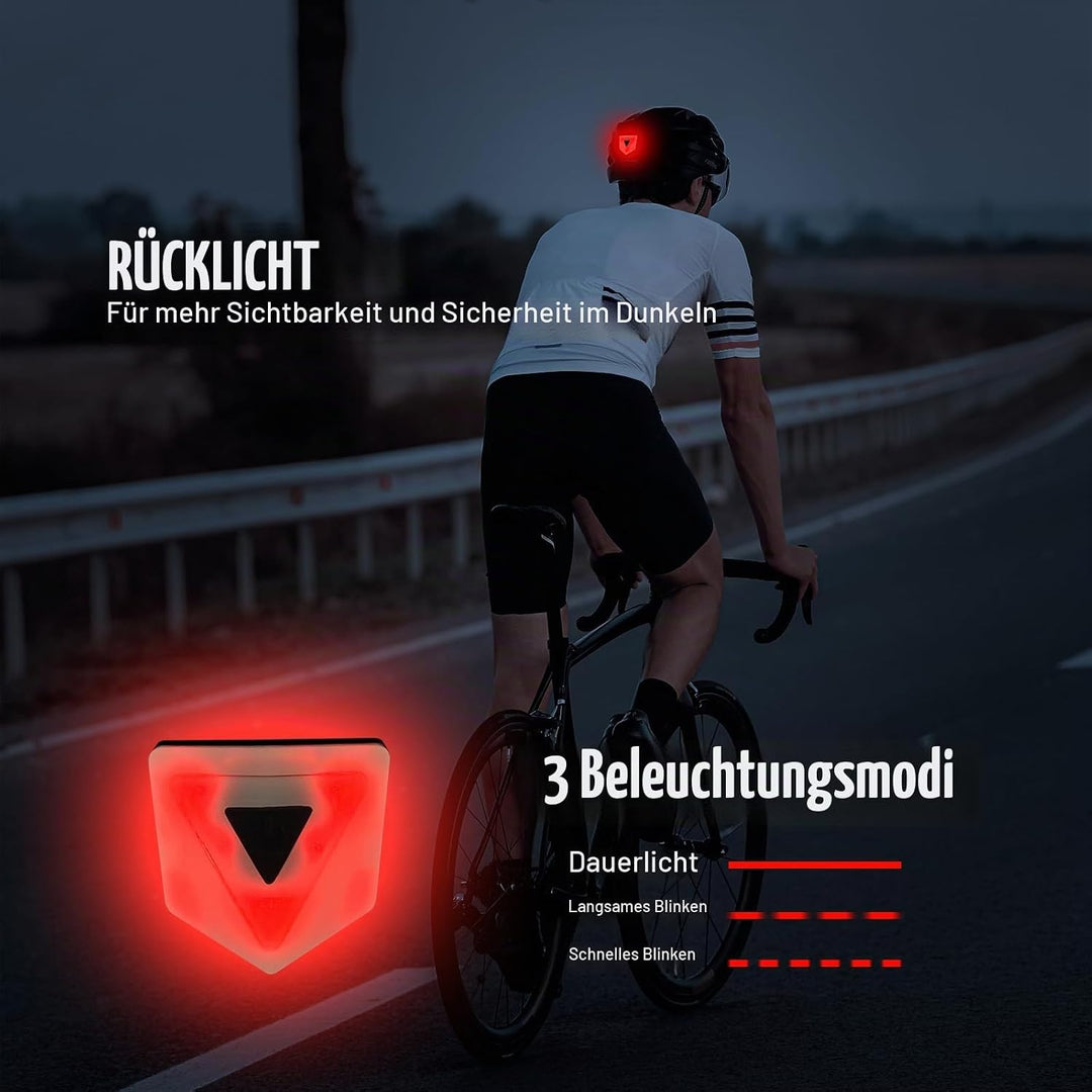 Favoto Fahrradhelm Herren mit Licht - Damenhelm Fahrradhelm Leichtgewicht Atmungsaktiv mit Brille Rü