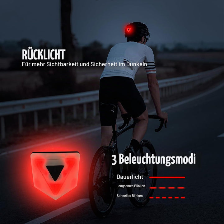Favoto Fahrradhelm Herren mit Licht - Damenhelm Fahrradhelm Leichtgewicht Atmungsaktiv mit Brille Rü