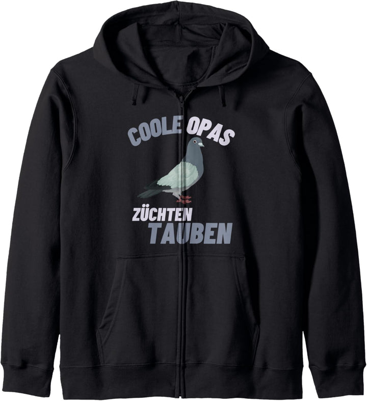 Coole Opas Züchten Tauben Taubenzucht Opa Opi Geschenk Kapuzenjacke