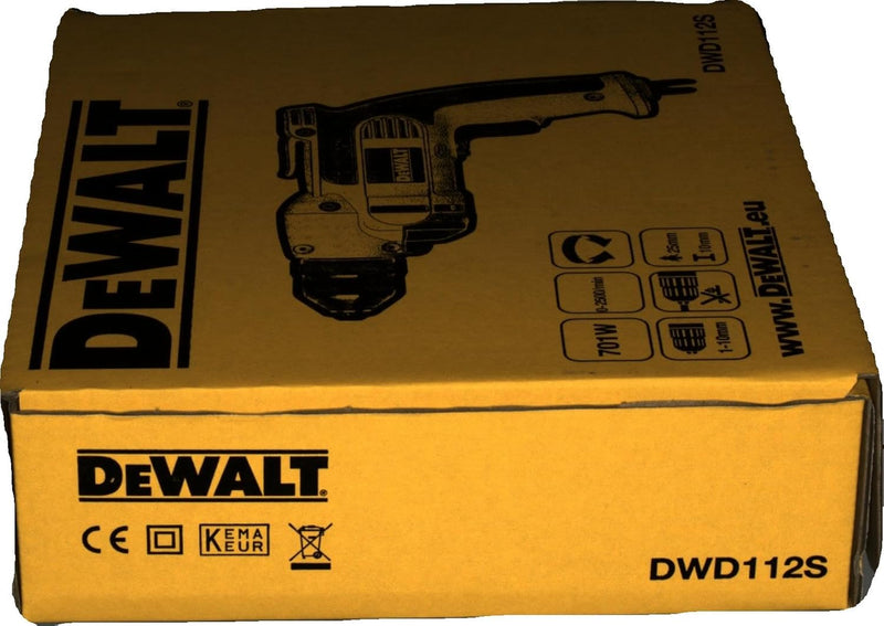 DeWalt DWD112S-QS DWD112S Bohrmaschine 701Watt 10mm, 701 W, 230 V