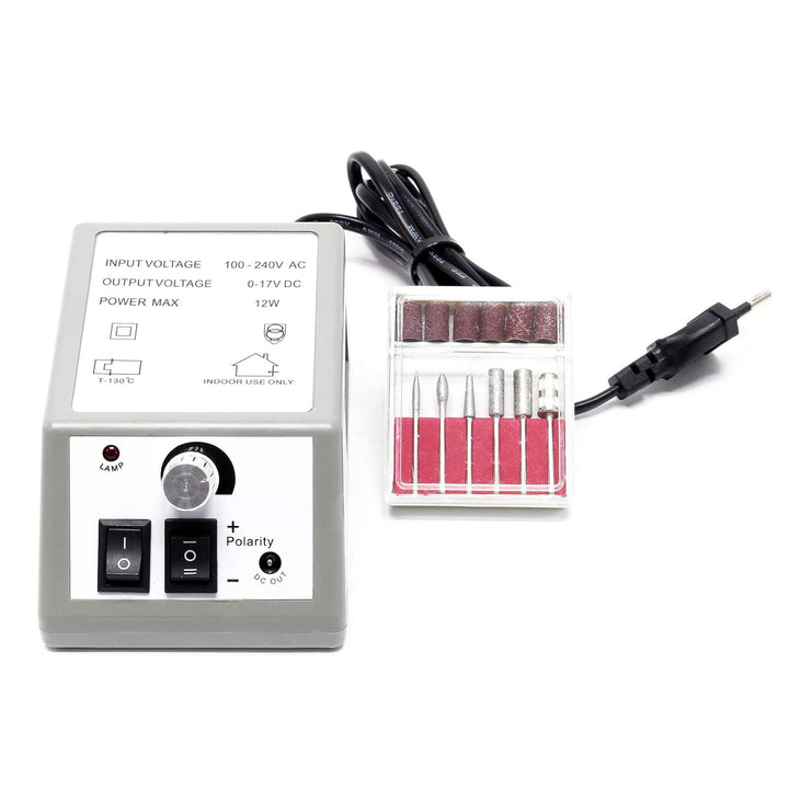 Wiltec Profi Nagelfräser Set 20.000 U/min, Elektrisch Nagefräse für Pediküre Maniküre Nail Art Nagel