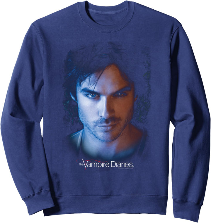 The Vampire Diaries Damon Face Sweatshirt