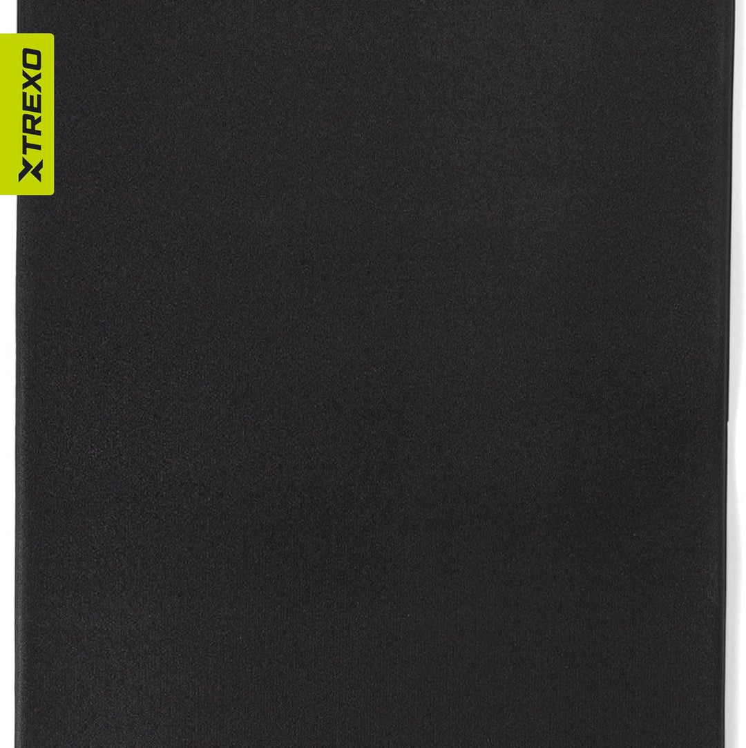 XTREXO Professional Trainingsmatte PROFESSIONAL in Schwarz 100 x 50 cm Yogamatte aus PVC Langlebig u