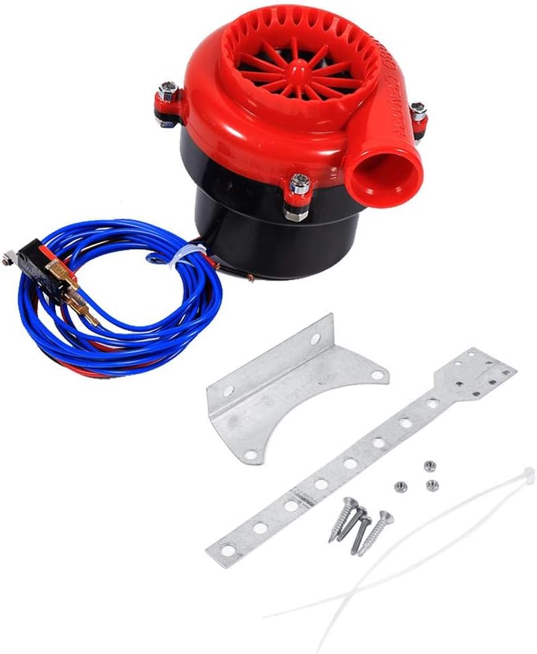 Fake Turbo, Qiilu Auto Elektronische Gefälschte Dump Turbo Wegblasen Hooter Ventil Analog Sound BOV