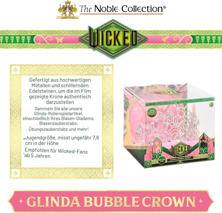 Wicked. Glinda Bubble Crown. The Noble Collection
