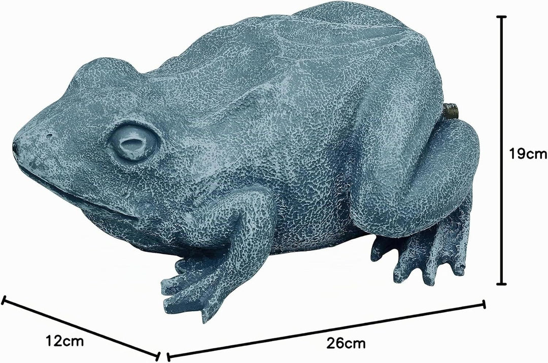 OASE 36774 Wasserspeier Frosch | Teichfigur | Dekoration | Wasserstrahl | Sauerstoff |