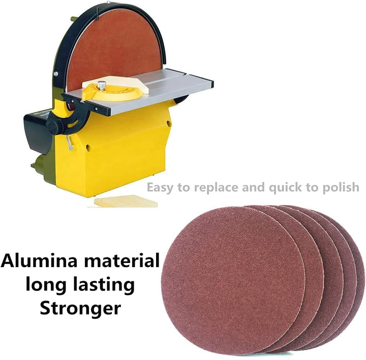 FEIHU 30 Stück Selbstklebende Scheiben red Ø 200 mm Körnung je 5 x P60, P80,P120, P180, P240, P320fü