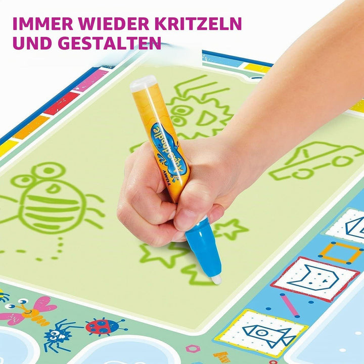 Aquadoodle My ABC Doodle Large Water Doodle Mat, Official Tomy No Mess Colouring & Drawing Game, Sui