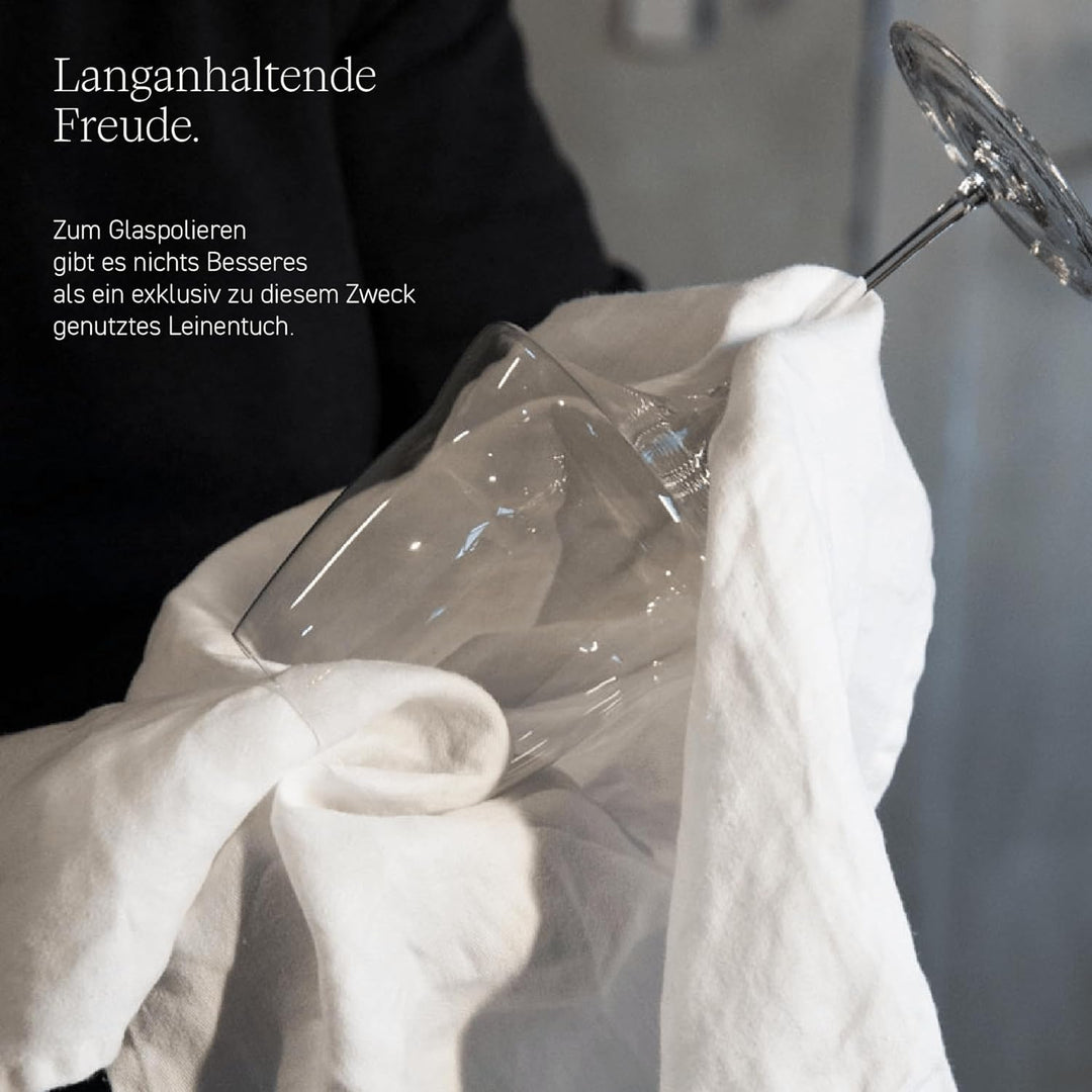 Josephinenhütte Pflegeset (Leinentuch und Pinsel)