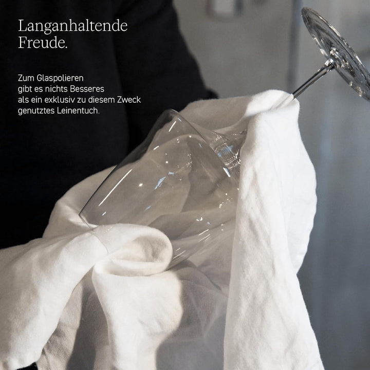 Josephinenhütte Pflegeset (Leinentuch und Pinsel)