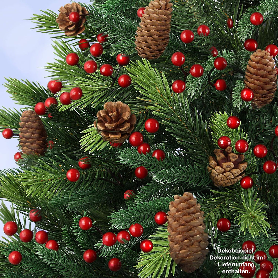 BB Sport Luxus Christbaum 120 cm Mittelgrün/Douglasie künstlicher Weihnachtsbaum PE/PVC Spritzguss M