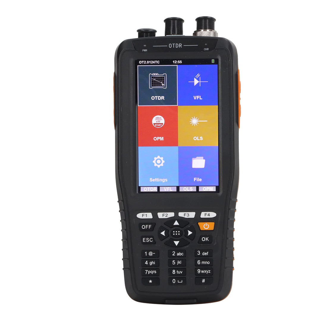 OTDR-Glasfasertester, Optisches 4-in-1-Time-Domain-Reflektometer Visueller Fehlerorter OTDR FTTH-Gla