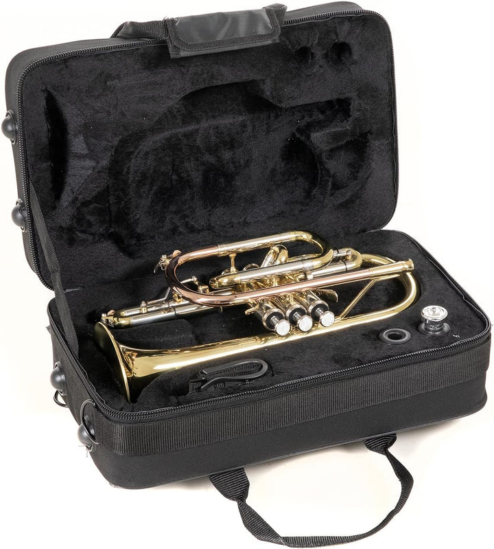 Roy Benson Bb Kornett MOD.CR-302 lackiert, inkl. Etui, kupfer, CR-302