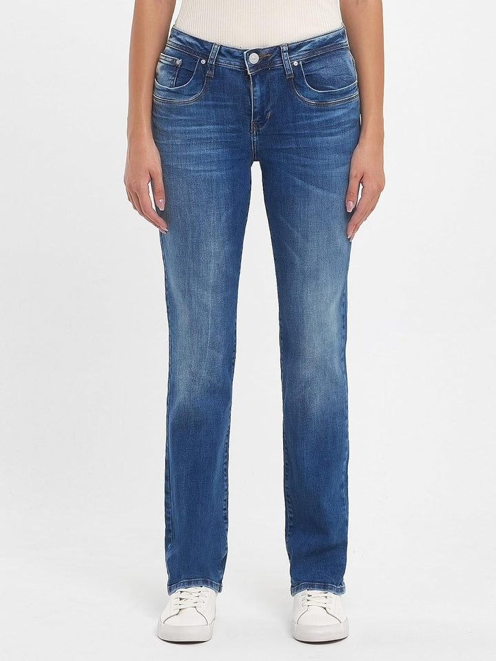 LTB Jeans - Damen - Vilma - Mid Waist - Straight Leg Jeans - Hosen 24W / 32L Angellis Wash 50670, 24