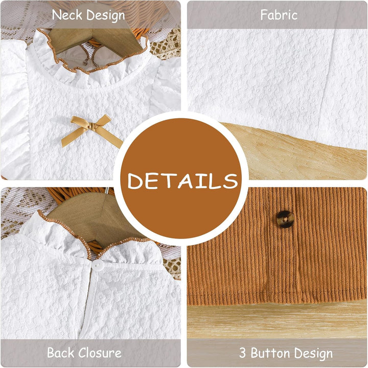 Kleinkind Baby Mädchen Outfits Rüschen Ärmellose Hemden Tops + Elegant Schleife Mini Rock 2 Stück Fr