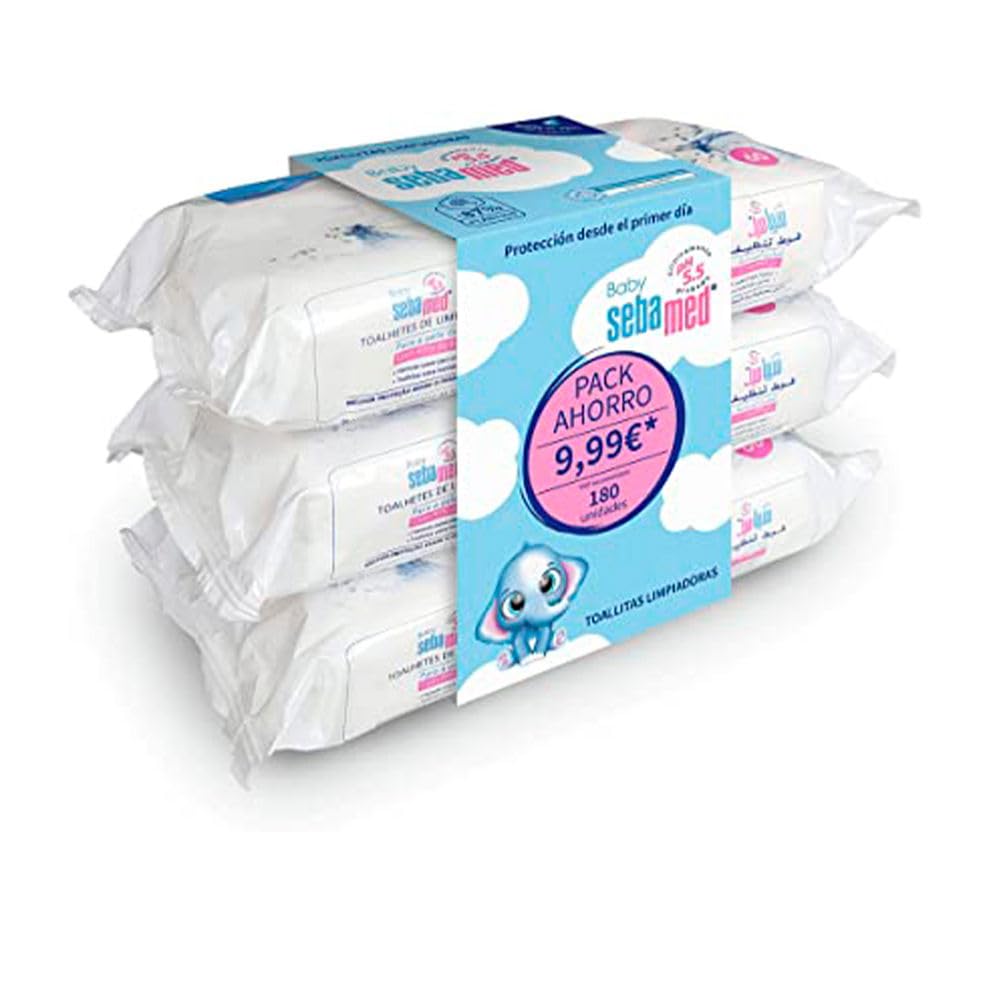 Baby Toalitas Limpiadoras Set 3 x 60