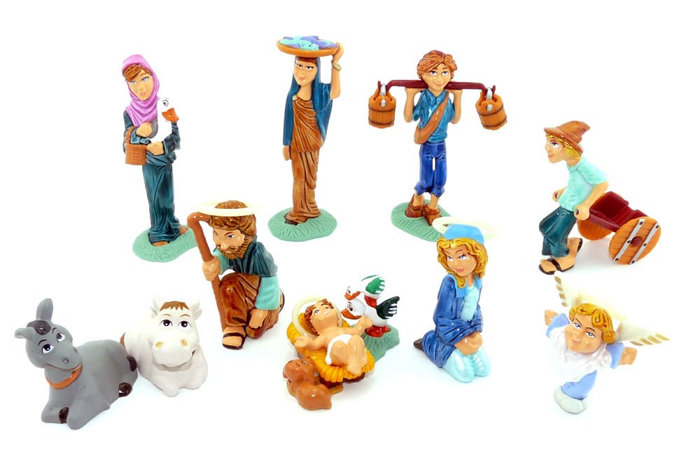 Kinder Überraschung, Presepe Weihnachtskrippe von 1999 mit Allen Figuren