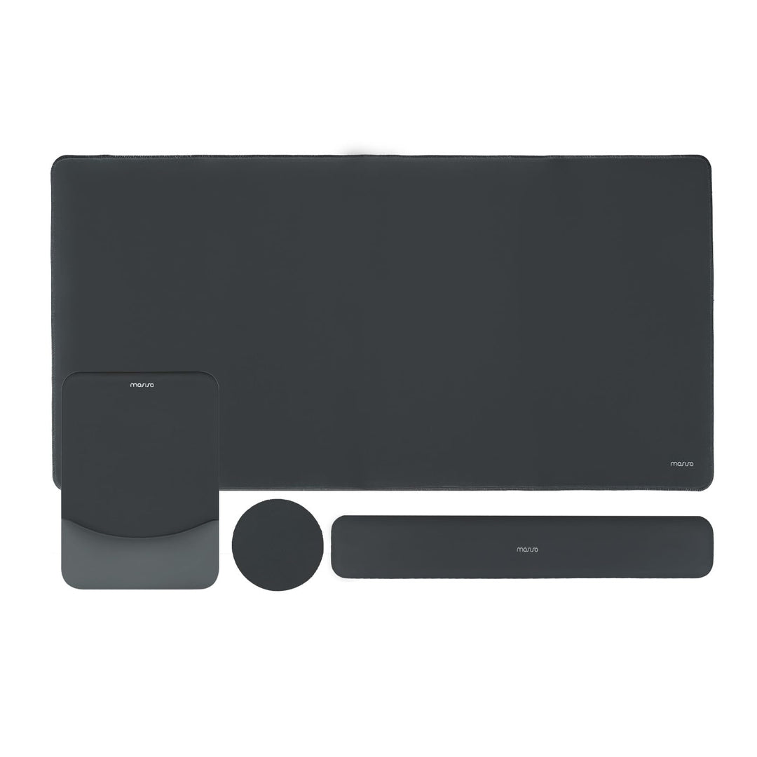 MOSISO Tastatur Mauspad Set, Grosses Schreibtischunterlage Desk Mat &amp; Rechteckige Handballenauflage