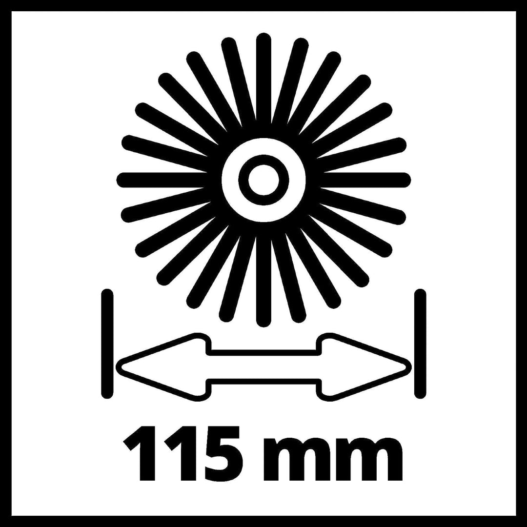 Original Einhell Bürste Ultra (Oberflächenbürsten-Zubehör, passend für Akku-Oberflächenbürste PICOBE