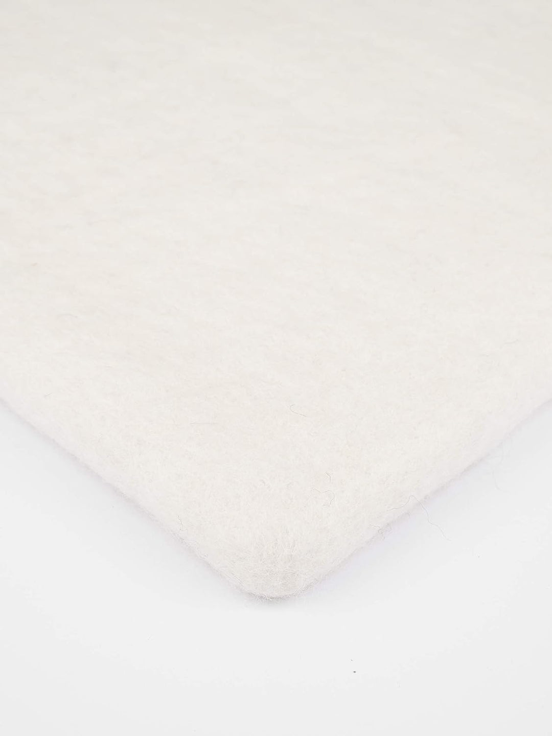 myfelt Flache Filz Sitzauflage, Filz Stuhlauflage - Linéa - quadratisch, 36x36 cm, Weiss Naturweiss,