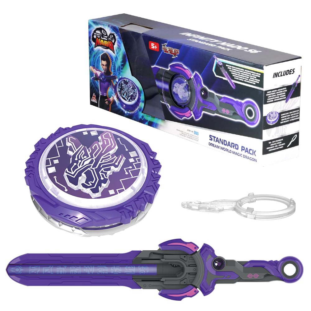 INFINITY NADO Kreisel für Kinder Metall Spielzeug Jungen, Battle Tops Kreisel Launcher Spielzeug, Sp