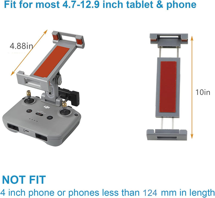 LYONGTECH 4.7-12.9 Zoll Handy Tablet Halter Halterung für DJI RC-N1 RC-N2 Fernsteuerung(Air 3/2/2S,M
