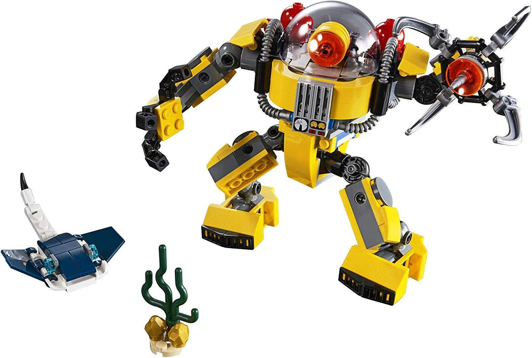 LEGO Creator 3in1 Underwater Robot 31090 Building Kit , New 2019 (207 Piece)