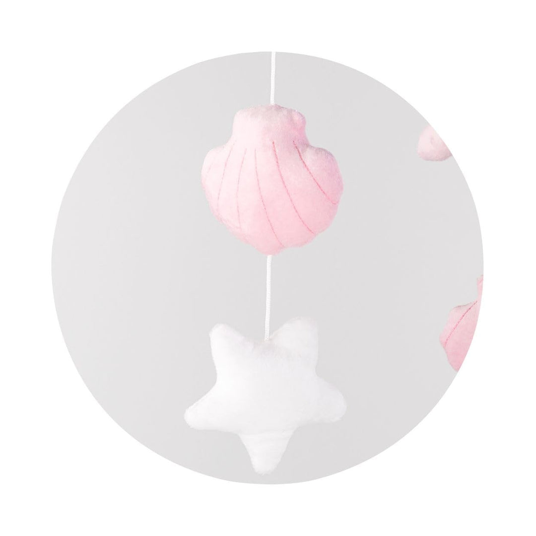 Chipolino Musikmobile Bluetooth-Funktion Projektor Plüschfiguren Universalklemme pink, pink