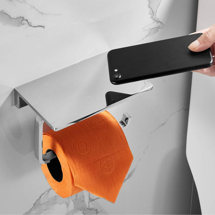 NSODOO Toilettenpapierhalter für Badezimmer aus massivem Messing und gehobenem Hotelstil Tissue-Roll