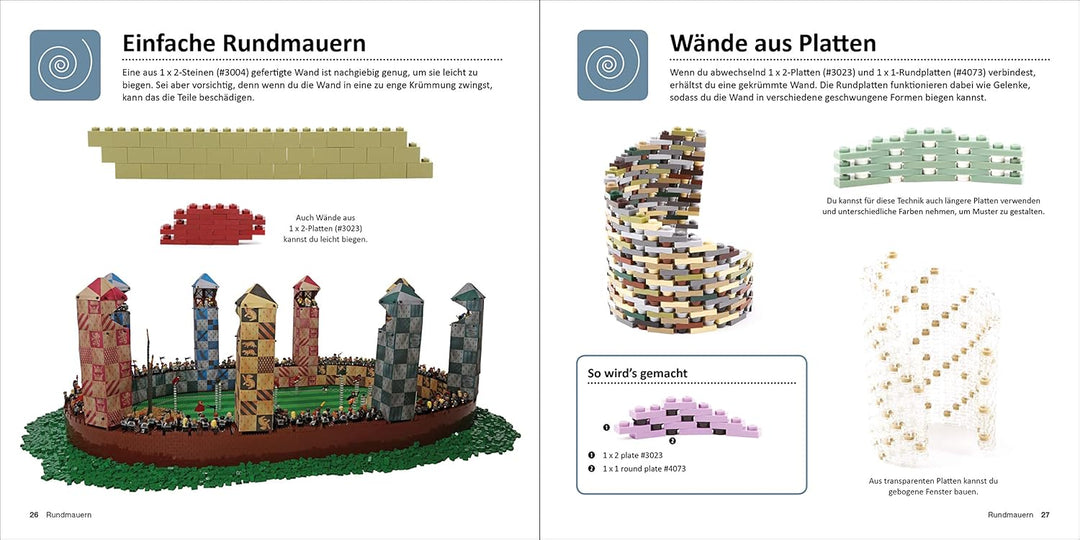 Das LEGO®-Architektur-Ideenbuch: 1001 aussergewöhnliche Bautechniken für Mauerwerk, Fenster, Säulen,