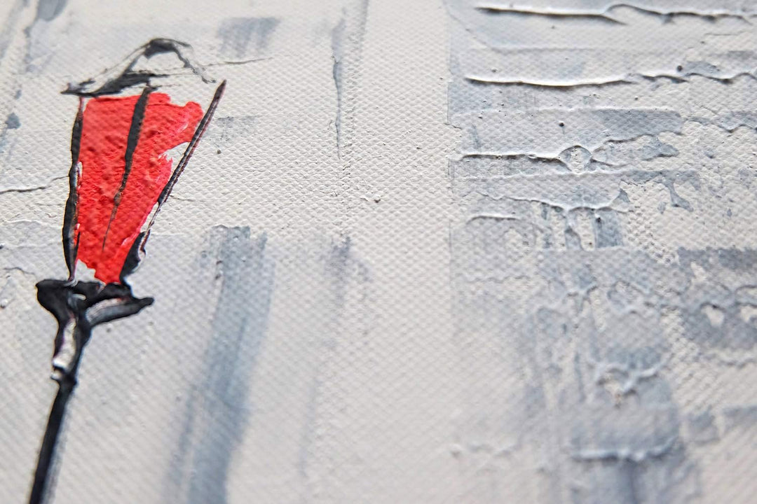 Monica Mirafiori I 100% HANDGEMALT I Gemälde It's Raining I 120x60cm | Gemälde Handgemalt | Acrylgem