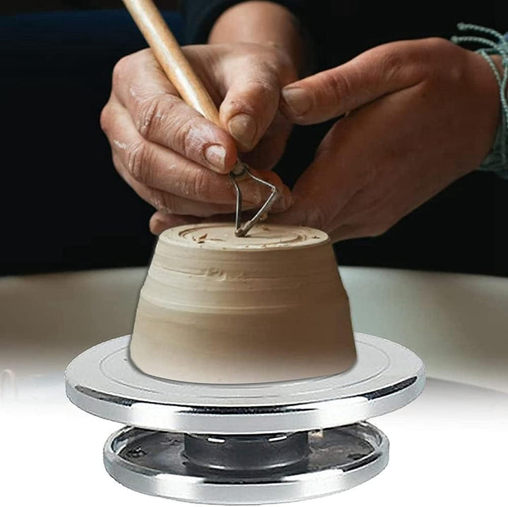 Tagtight Drehbare mit Metallplatte aus Stahl, Craft Clay Skulptur, Schwerlast Bildhauerei Rad Drehsc