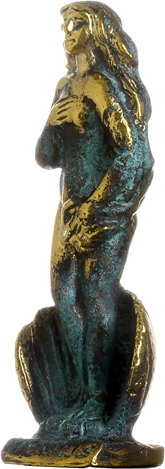 Rising Venus Aphrodite Zeus Tochter griechische Göttin massiv Bronze 8 cm