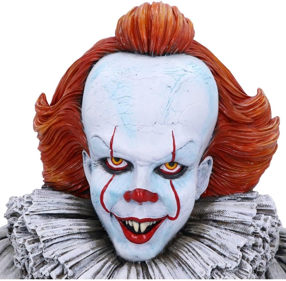 Nemesis Now Offizielles Lizenzprodukt IT Chapter 2 Pennywise Büste, weiss, 30 cm, Harz