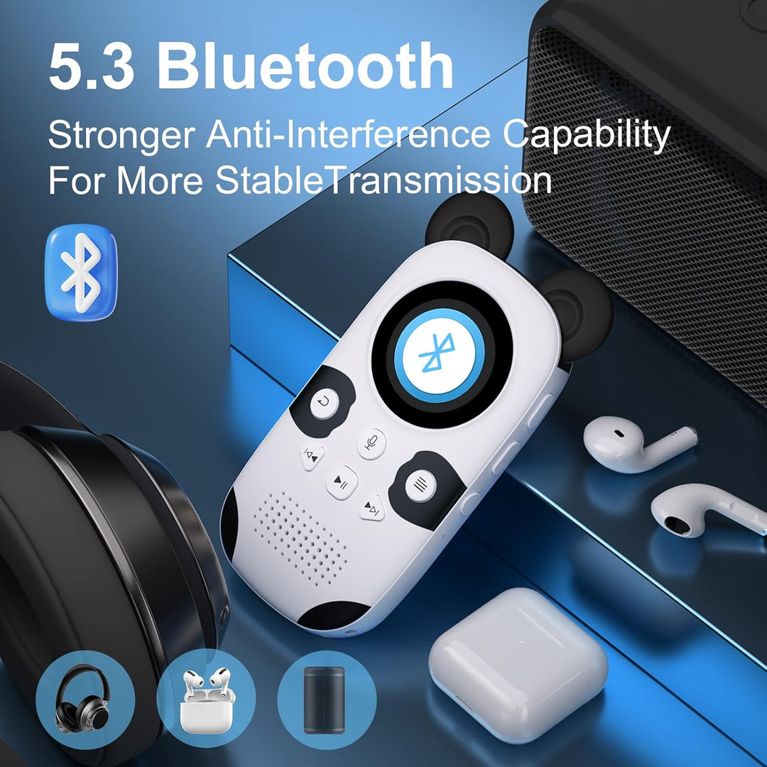 RUIZU Kinder MP3 Player 64GB mit Bluetooth 5.3 &amp; Lautsprecher