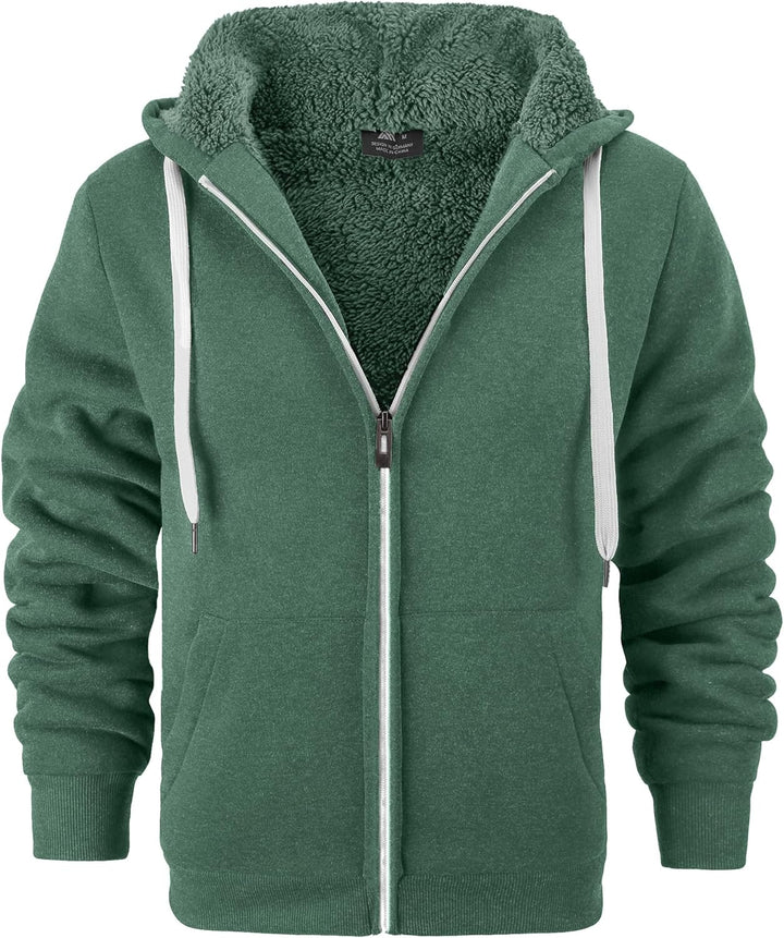 igeekwell Herren Hoodie, Herren Reissverschluss Kapuzenpullover Kapuze Casual Sweatshirt Classic Far