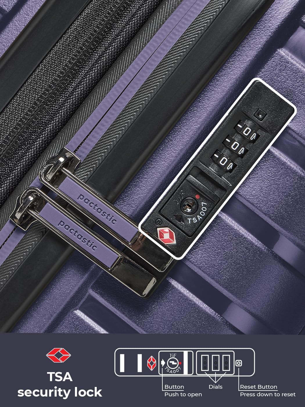 Hartschalen Koffer-Set 3-teilig | hochwertiges Polypropylen Material | mit Dehnfalte erweiterbar um