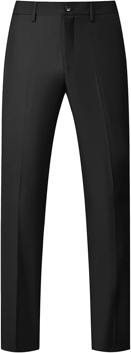 KUDORO Herren Anzüge 3-teilig Slim Fit Eine Knöpfe für Hochzeit Business Herrenanzug Sakko Weste Hos