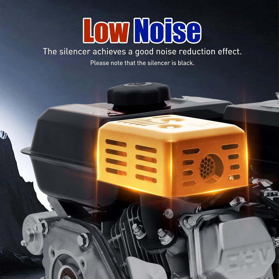 7.5 PS Benzinmotor 4 Takt Motor, 212cc Kartmotor Standmotor Antriebsmotor Go Kart Benzin Motor mit E