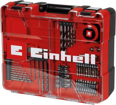 Einhell Schlagbohrmaschinen-Set TC-ID 1000 E Kit +64 (1010 W, Drehzahl-Elektronik, 13 mm-Schnellspan