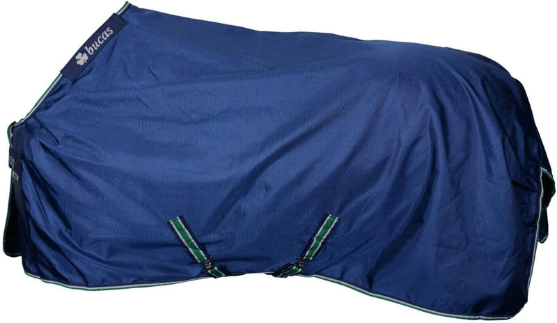Bucas Smartex Rain Pferdedecke Light, Stay-Dry Blue 7ft, Blue 7ft