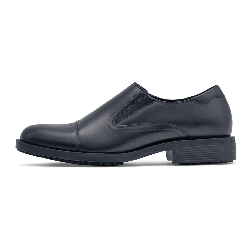 Shoes For Crews STATESMAN Herren Rutschhemmende Elegante Schuhe 1202, 47 Grösse, Schwarz