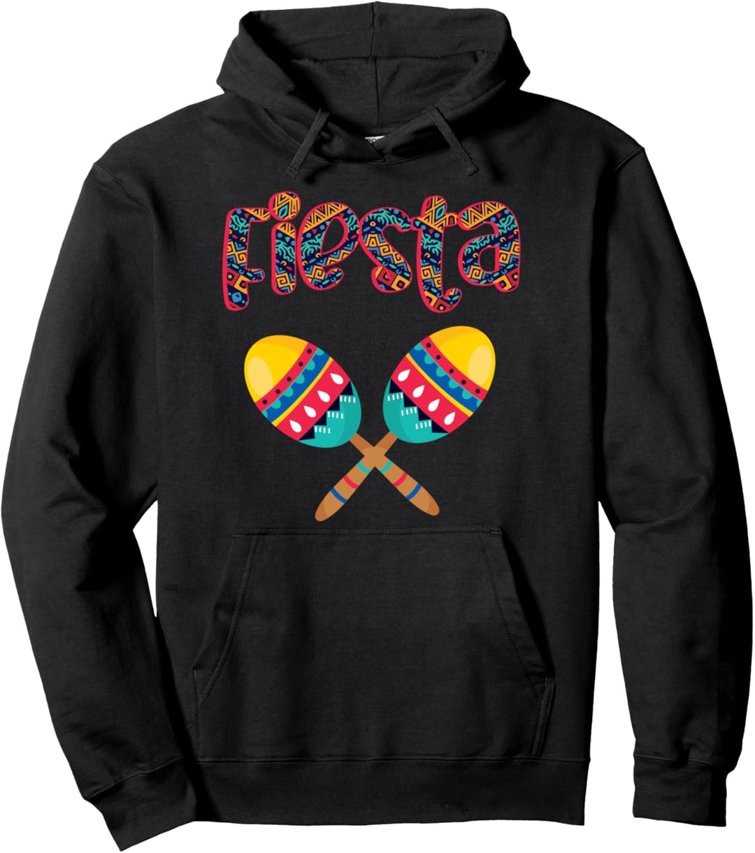Fiesta Maracas Mexikanische Musik Rumbakugeln Mexiko Rasseln Pullover Hoodie