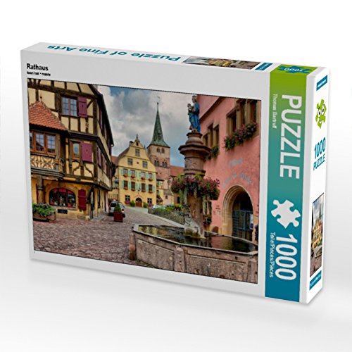 CALVENDO Puzzle Rathaus 1000 Teile Lege-Grösse 64 x 48 cm Foto-Puzzle Bild von Thomas Bartruff, 1000