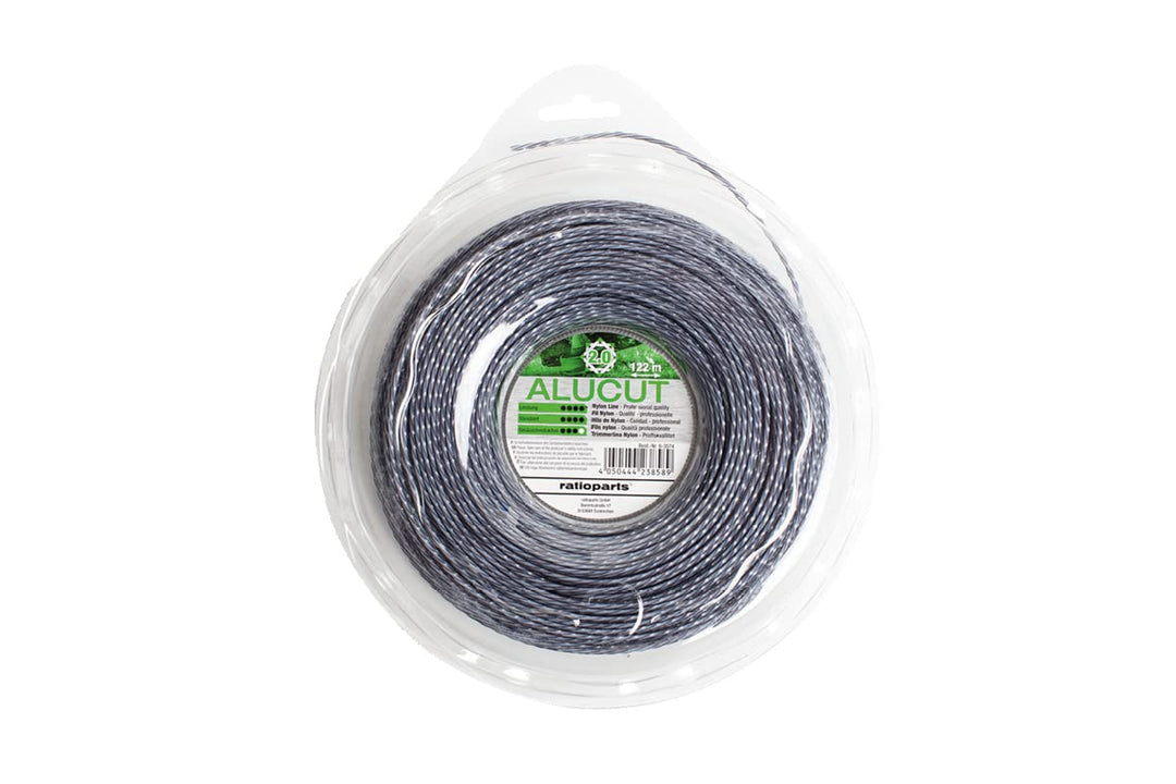 Mähfaden HYBRID TWIST Alucut 2,0mm 122m Trimmerfaden 4-Kant gedreht