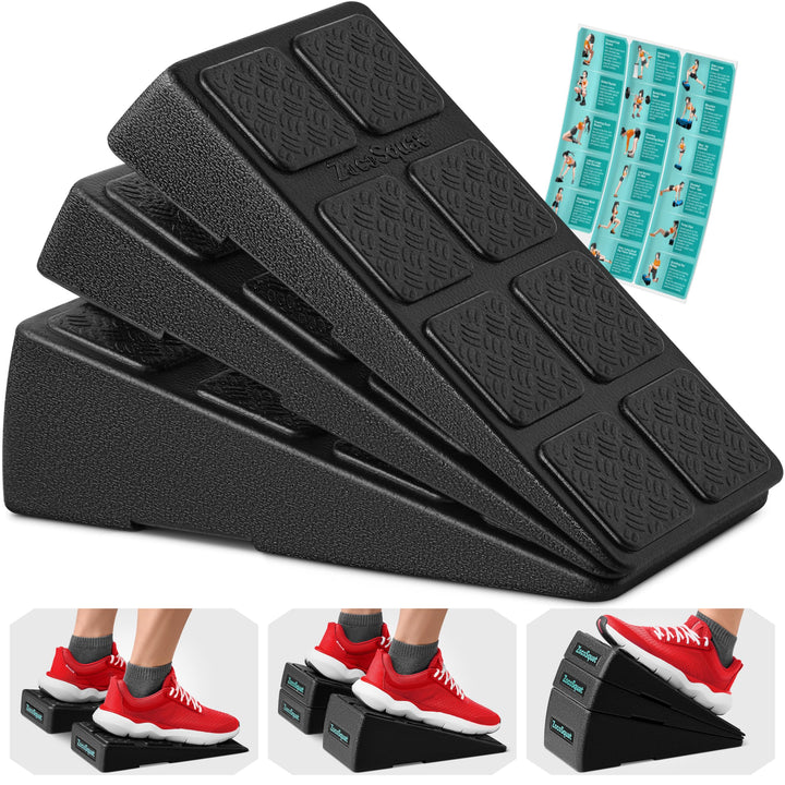 Squat Wedge – Kniebeugen-Keil-Block 235,9 kg Tragkraft – Schrägbrett für Wadendehnung – Wadendehner,