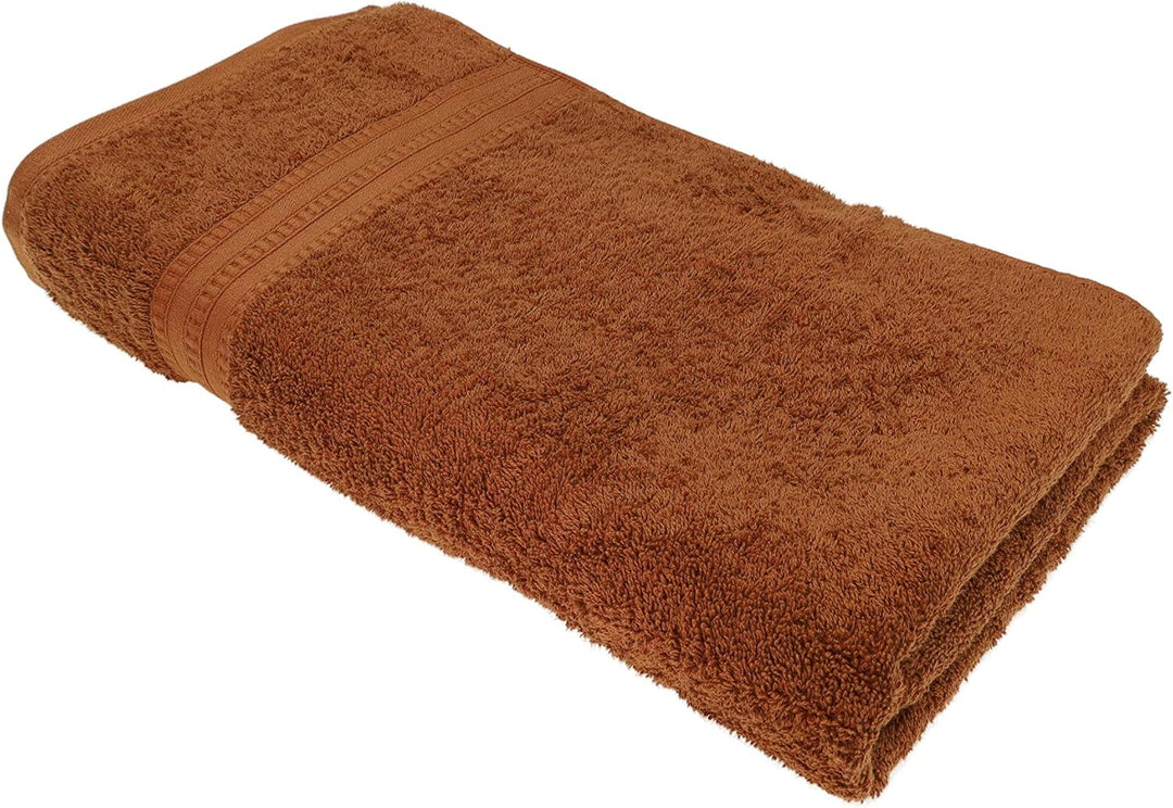 Julie Julsen Bio Badetuch-Set 2 STK. 100x150 Schokobraun 100% Baumwolle Frotte 550g/m² Schokobraun 1